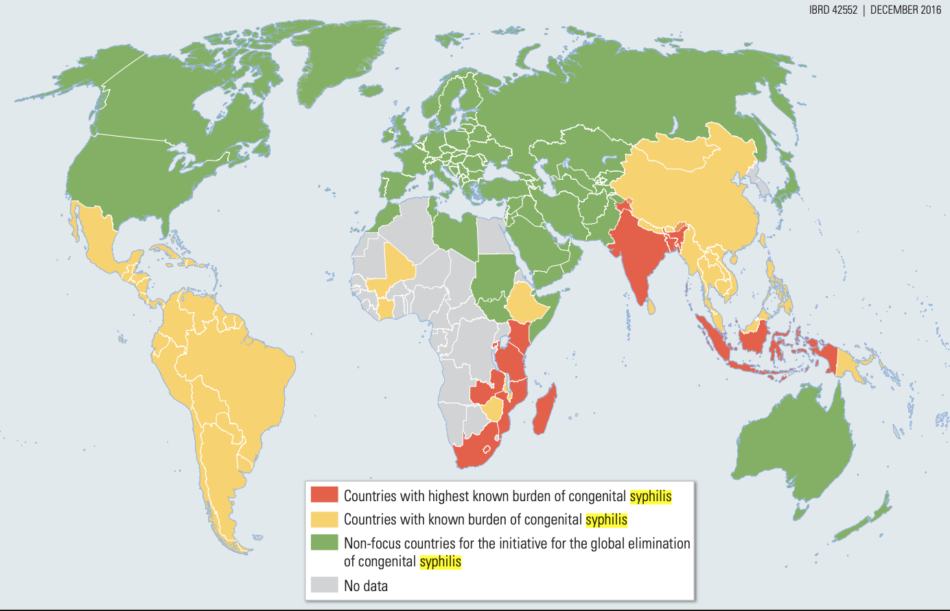 sifilide nel mondo