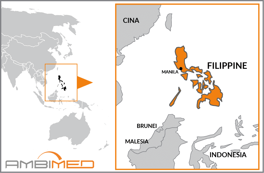 Cartina geografica della Philippines