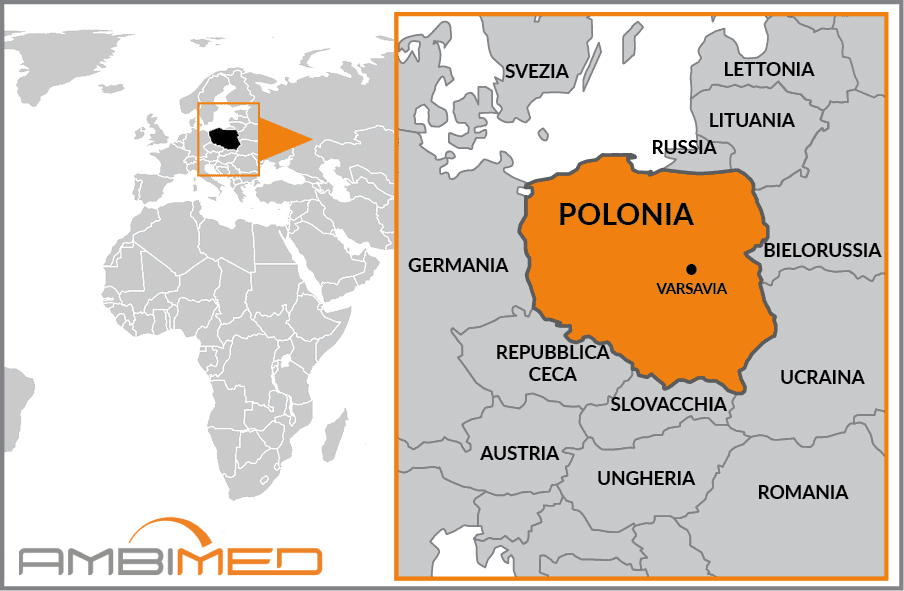 Cartina geografica della Poland