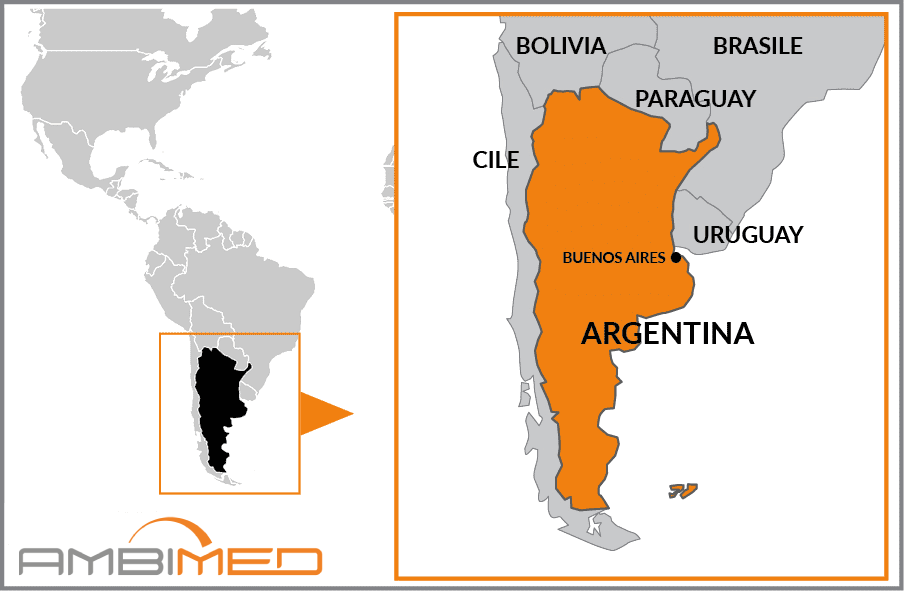 Cartina geografica della Argentina