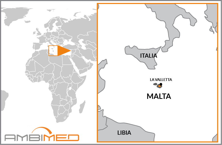 Cartina geografica della Malta